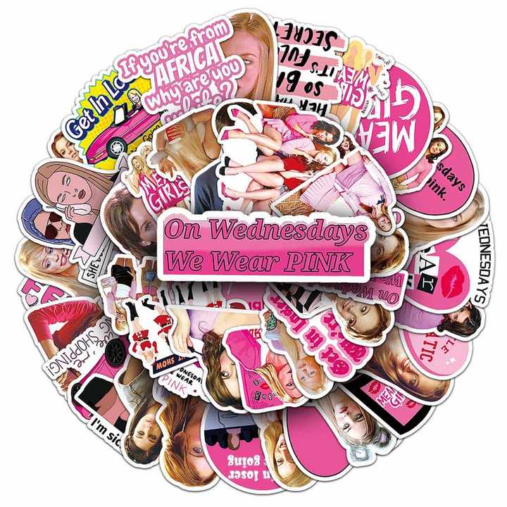 Sticker Flakes Mean Girls