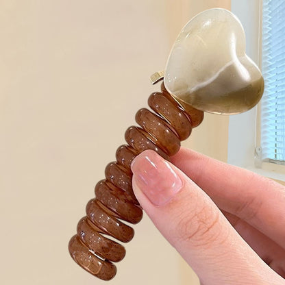 Braiding Spiral Hair Coil Rope Heart