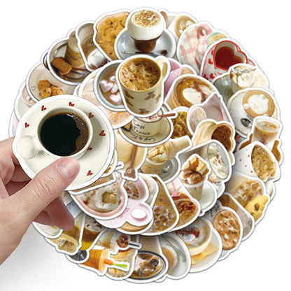 Sticker Flakes Hot Beverage