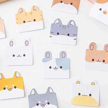 Sticky Notes Cute Animal Face 45-ark