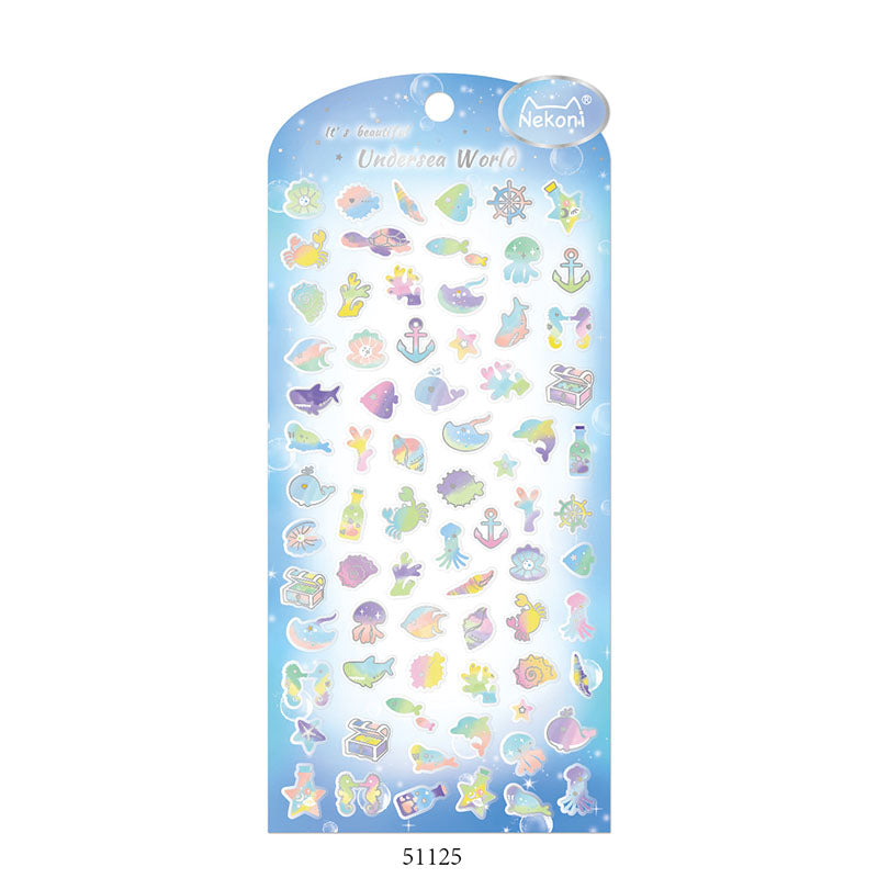 Sticker Sheet Stickers 3D Animals (NEKONI)
