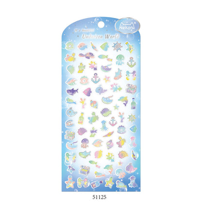 Sticker Sheet Stickers 3D Animals (NEKONI)