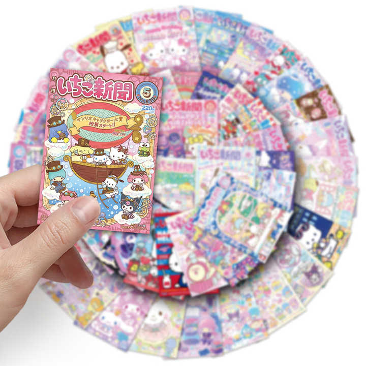 Sticker Flakes Sanrio Poster