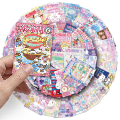 Sticker Flakes Sanrio Poster