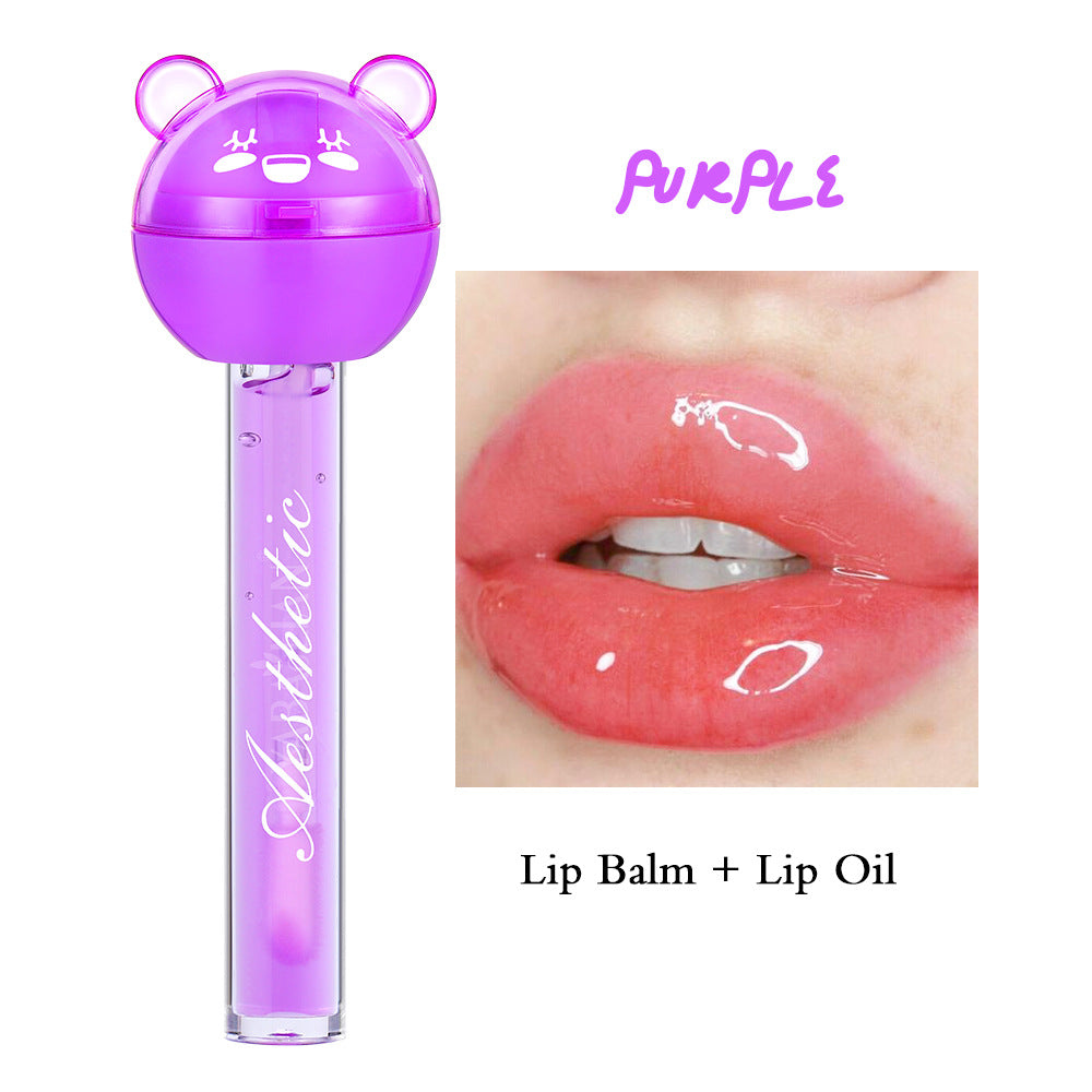 2 In 1 Lollipop Color Changing Lip Oil & Lip Balm 31g