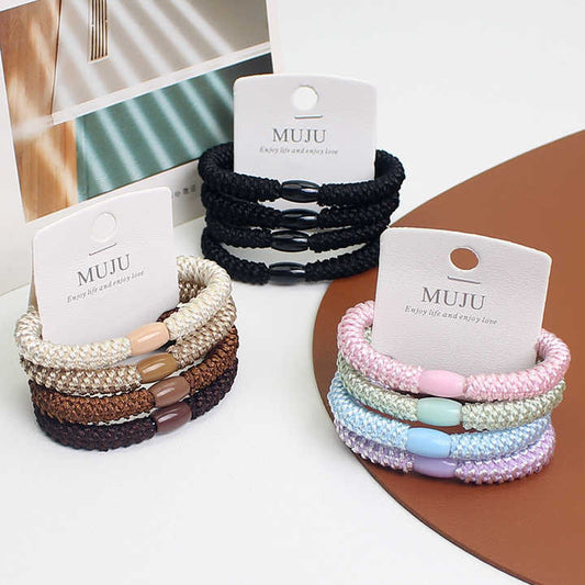 4-Piece Set Hårstrikk