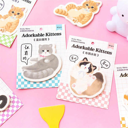 Sticky Notes Adorable Kittens 30-ark