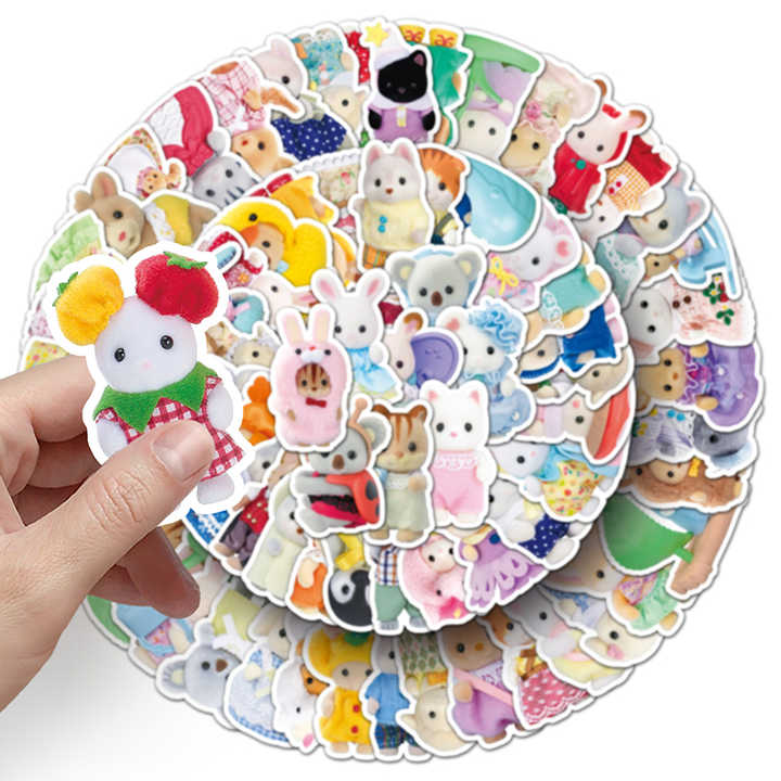 Sticker Flakes Sylvanian Families