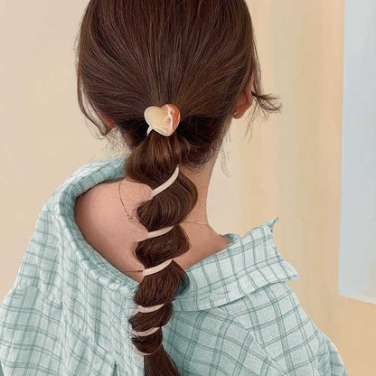 Braiding Spiral Hair Coil Rope Heart