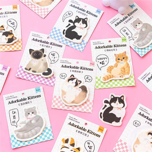 Sticky Notes Adorable Kittens 30-ark