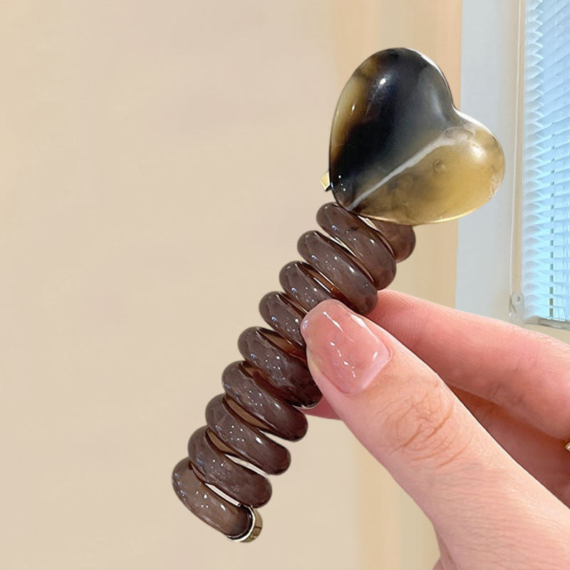 Braiding Spiral Hair Coil Rope Heart