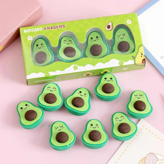 Viskelærsett Avocado 4stk