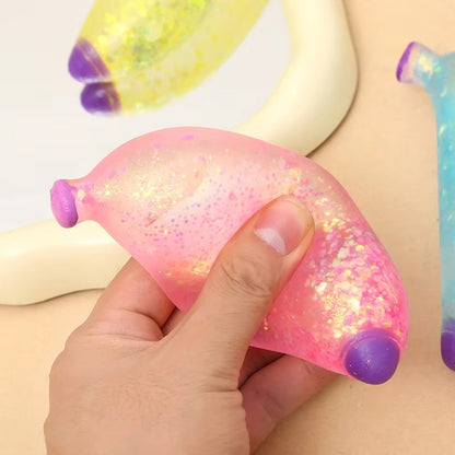 Sugar Squishy Glitter Banana