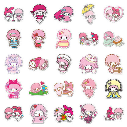 Sticker Flakes My Sweet Piano Sanrio