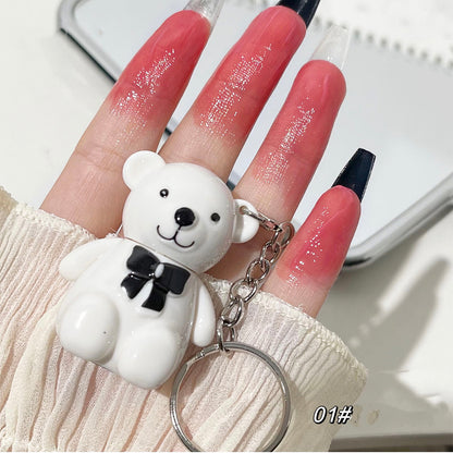 Matte Lip Tint Bear Keychain 2g