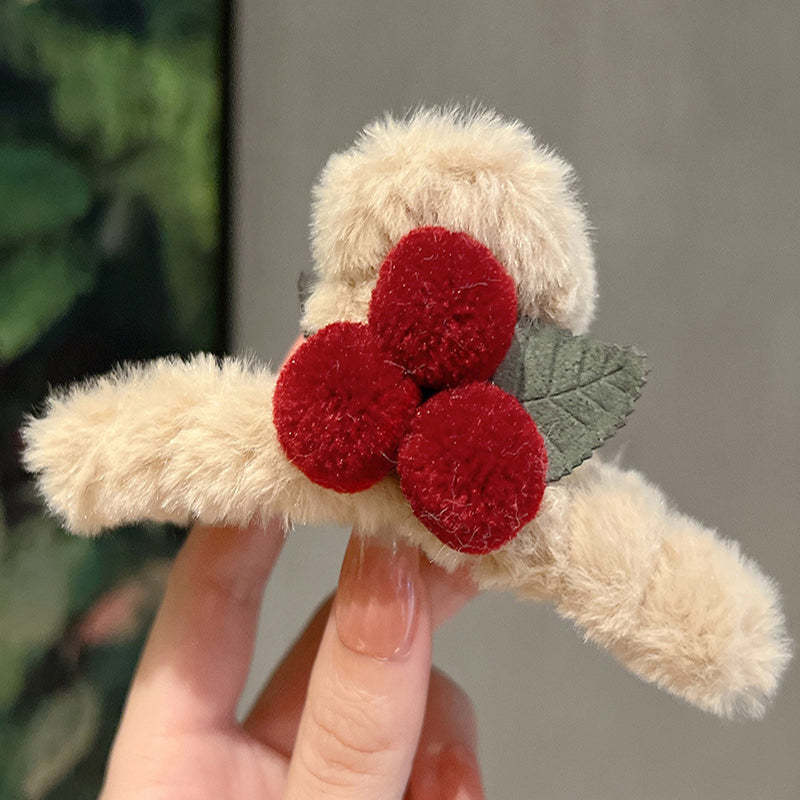Hårklype Pompom Cozy 12cm