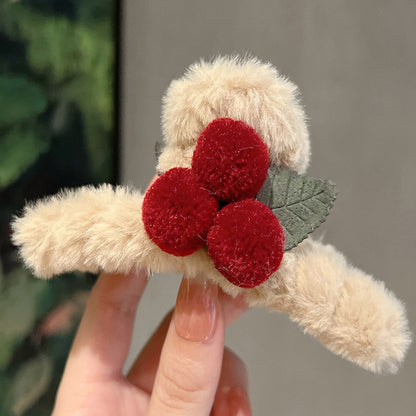 Hårklype Pompom Cozy 12cm