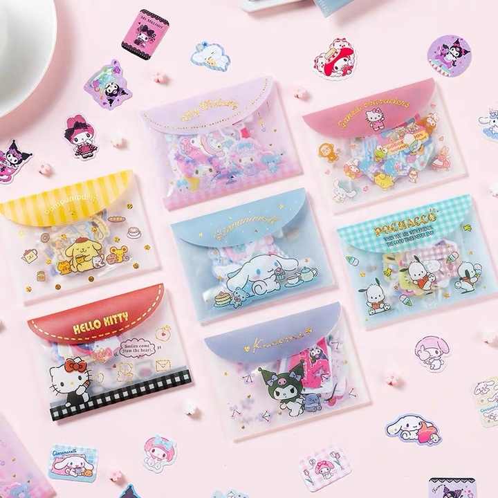 Sticker Flakes Sanrio 40-stk