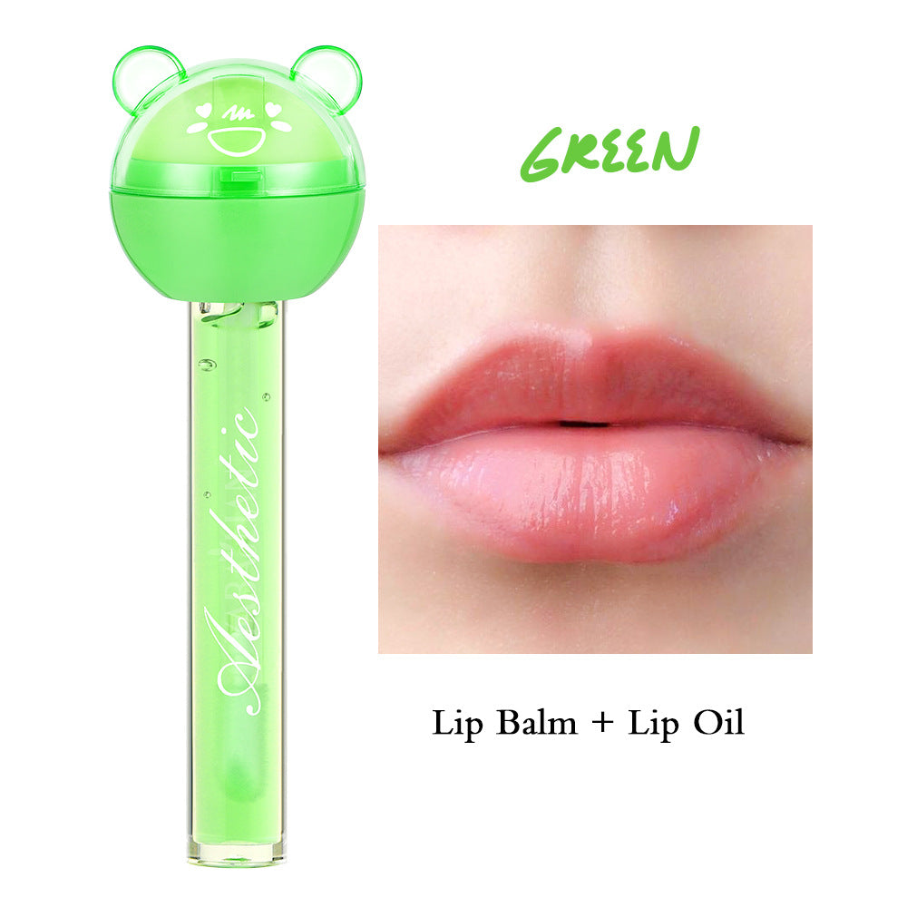 2 In 1 Lollipop Color Changing Lip Oil & Lip Balm 31g