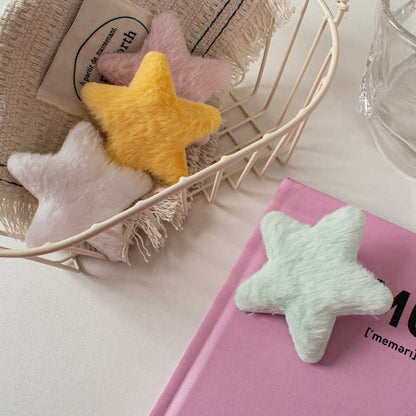 Hårspenne Fluffy Star 6.5cm