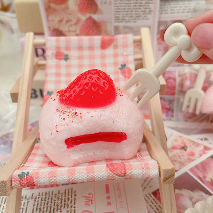 Taba Squishy Ichigo Cream Mochi