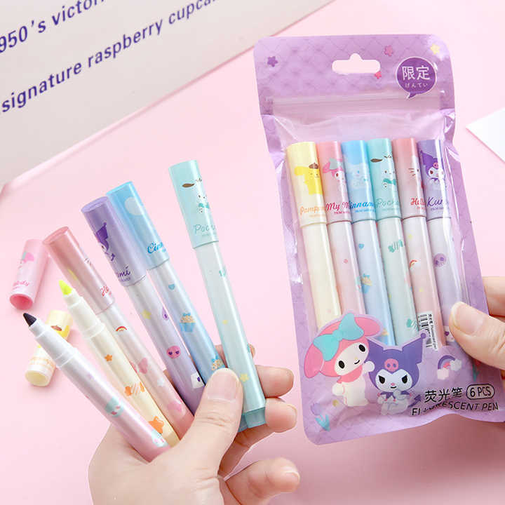 Markeringstusj Sanrio 6 Farger