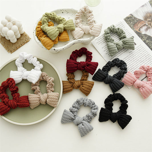 Scrunchie Kordfløyel m/Sløyfe 8cm