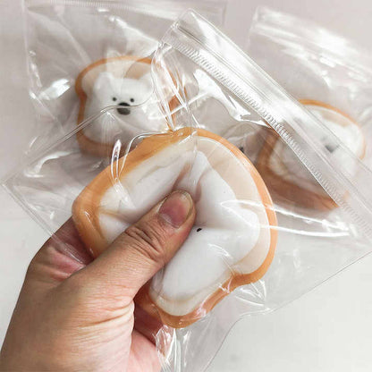 Taba Squishy Bread Dog 8cm