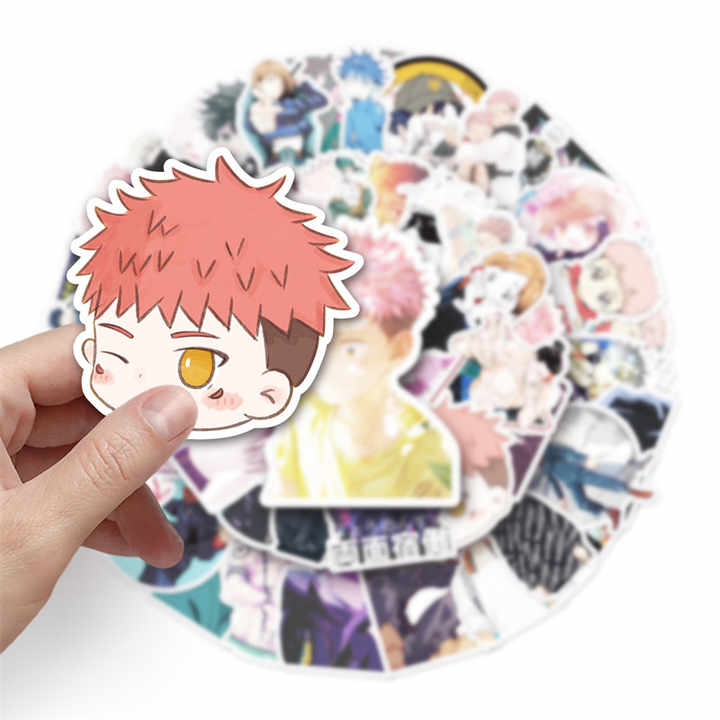 Sticker Flakes Anime Jujutsu Kaisen