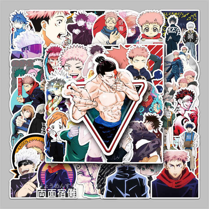 Sticker Flakes Anime Jujutsu Kaisen