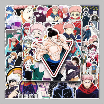 Sticker Flakes Anime Jujutsu Kaisen