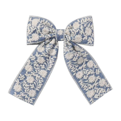 Hårspenne Floral Lace Bow 13cm
