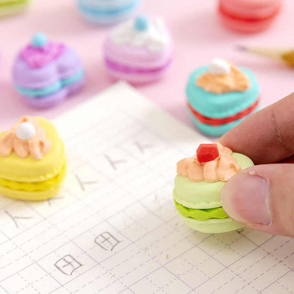 Viskelærsett Macaron 6stk