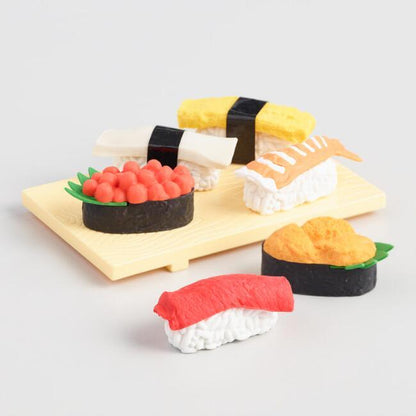 Puzzle Eraser Set Sushi (IWAKO)