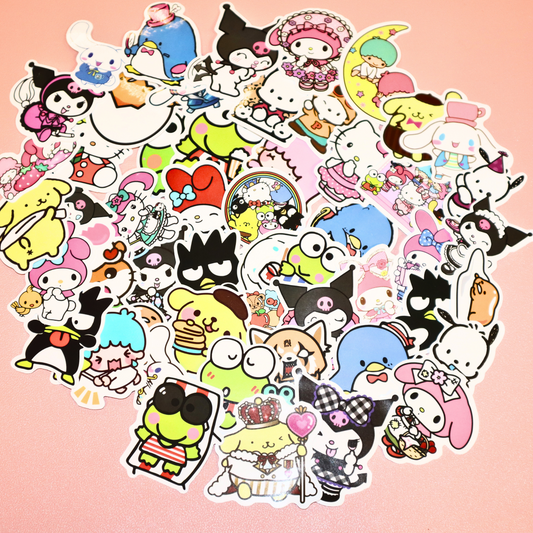 Sticker Flakes Assorted Sanrio Friends