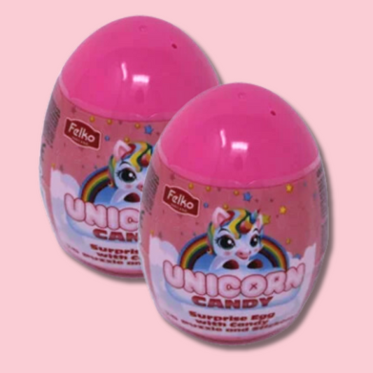 Unicorn Surprise Egg Candy Keychain Stickers 10g (FELKO)