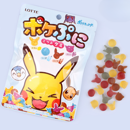 PokePuni Pokemon Shaped Mixed Gummy 80g (LOTTE)