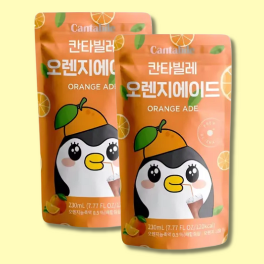 Viral!!! Korean Pouch Drink Orange Ade 230ml (CANTABILE) HALAL