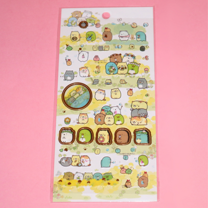 Sticker Sheet Sanrio Sumikkogurashi Rilakkuma (San-X)