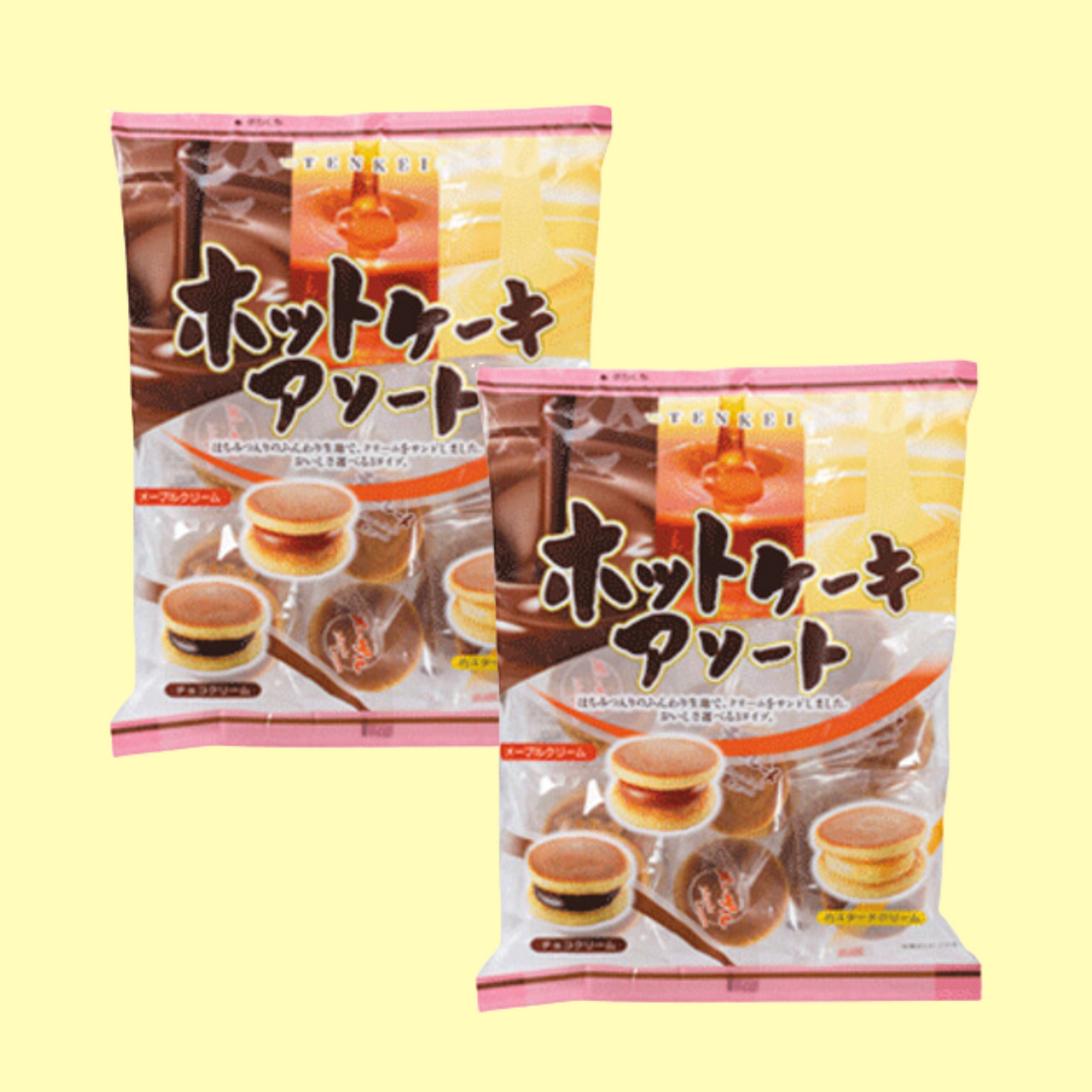 Hot Cake Assorted Mini Dorayaki 175g (TENKEI)