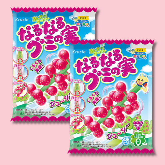 DIY Candy Naru-Naru Gummy no Mi Grape Bunch Maker 15g (KRACIE)