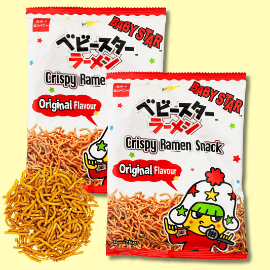 Baby Star Crispy Ramen Snack Original 75G (OYATSU COMPANY)