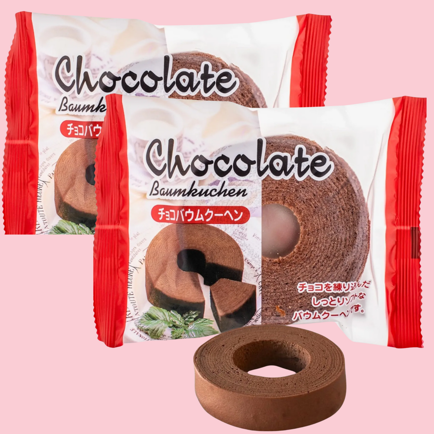 Soft Cake Baumkuchen Chocolate 80g (TAIYO)