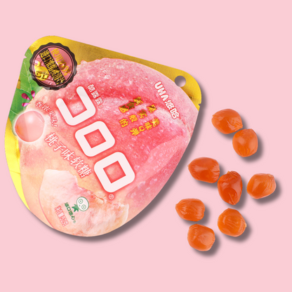 Kororo Peach Fruit Juice Gummy 40g (UHA)
