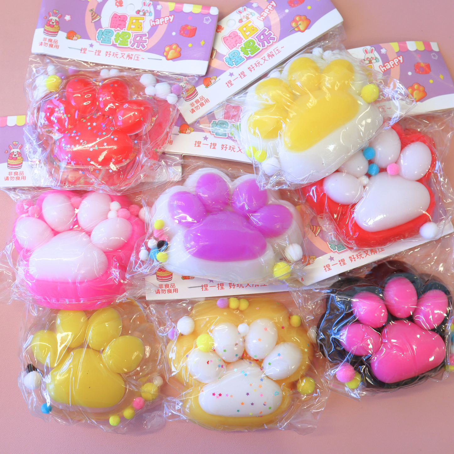 Taba Squishy Jumbo Cat Paws 15cm