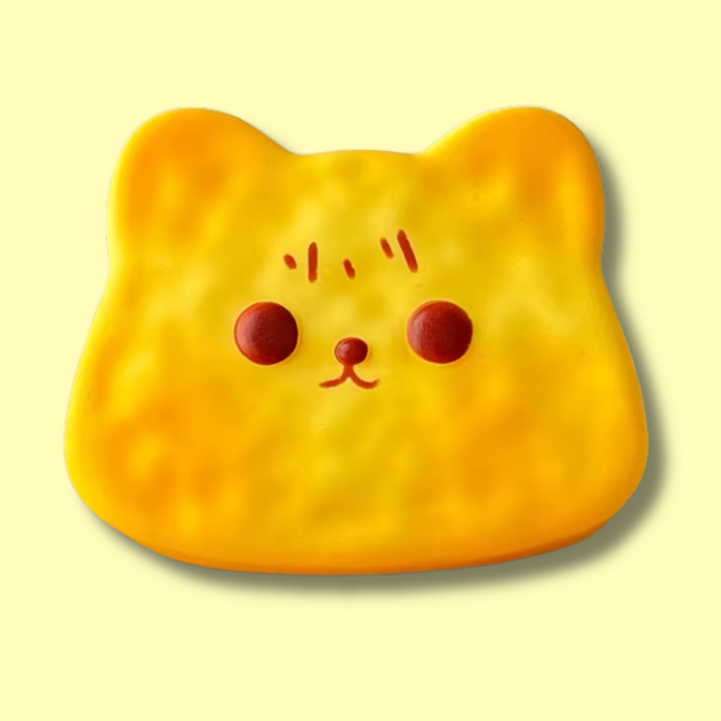 Sticky Squishy Kitten Bread 9cm