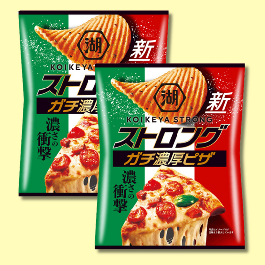 Strong Potato Chips Gachi-Noukou Pizza 52g  (KOIKEYA)