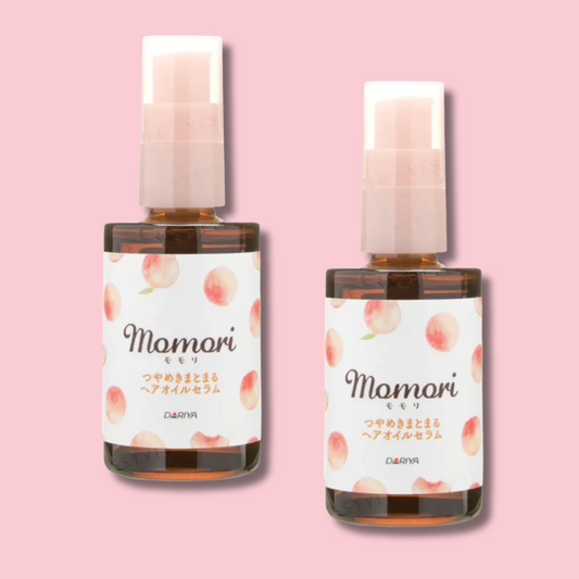 Momori Peach Glossy Hair Oil Serum 55ml (DARIYA)