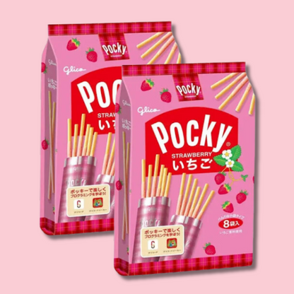 Pocky Strawberry Family Pack 108.8 g 8stk (GLICO)