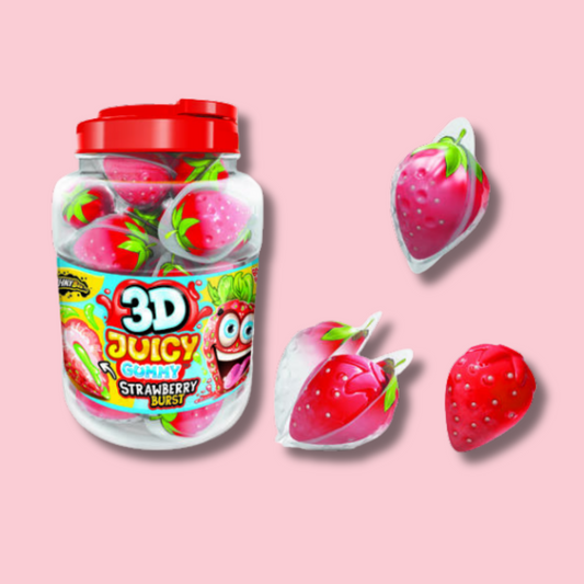 3D Juicy Gummy Strawberry Burst 18g (JOHNY BEE)